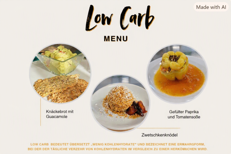 🥗Low‑Carb – High Protein im Alltag🌿🍽️